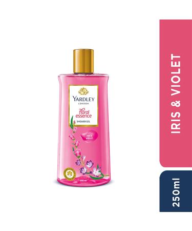 Yardley London Floral Essence Shower Gel Iris & Violet 250ml - Refreshing Fragrance for All Skin Types | International Shipping Available - Buy Online on GoSupps.com