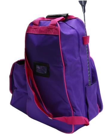 UNISTRENGH Professional Horse Riding Boots Carry Bag - Waterproof Equestrian Bag with Helmet Compartment (Purple) - Buy Online on GoSupps.com
