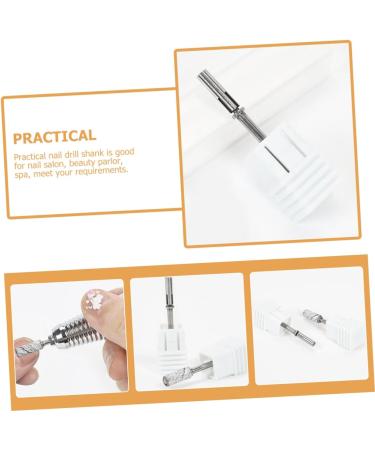 FOMIYES Tools Nail Grinding Heads Professional Drill Bits Manicure Drill Bits Cuticle Drill Bits for Nails Safety Bits for Nail Drill Nail Bit Portable Polishing Head Stainless Steel - Buy Online on GoSupps.com