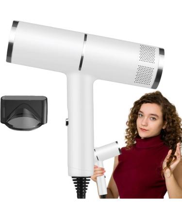 Blow Dryer with Diffuser - Ionic Blow Dryer Low Noise Lightweight Travel Blower Hairdryer for Normal & Curly Hair Hotel Household Dormitory US White - Buy Online on GoSupps.com
