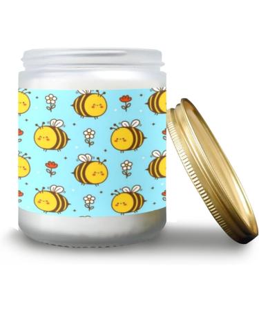 Buy Vanilla Candles | Scented 7 oz Aromatherapy Jar Candles | Long Lasting Gift Set for Women | Perfect Birthday Gifts | Cute Funny Bee Design - Buy Online on GoSupps.com