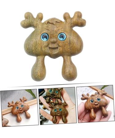 Coheali Green Sandalwood Nasal Scratch Snail Eye Acupuncture Massager - Meridian Foot & Eye Massage Device - Buy Online on GoSupps.com