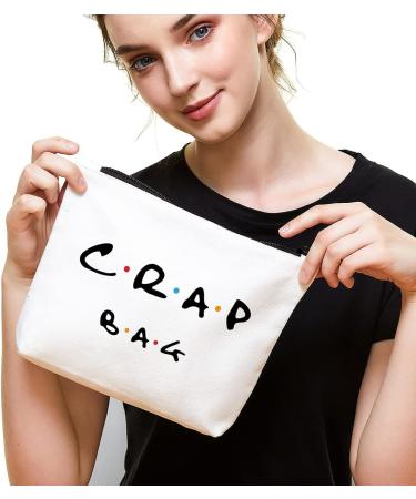 Friends Theme Natural Reusable Makeup Bag - Eco-Friendly Gift for Best Friends - Buy Online on GoSupps.com