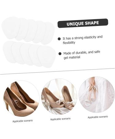 NOLITOY High Heel Insoles - 15 Pairs Anti-Slip Gel Cushions for Comfort & Support | Forefoot Pad Shoe Accessories - Buy Online on GoSupps.com