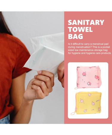 Artibetter Tampon Storage Holder - 2 Pcs Period Pockets for School - Stylish Bags for Teen Girls & Women - Buy Online on GoSupps.com