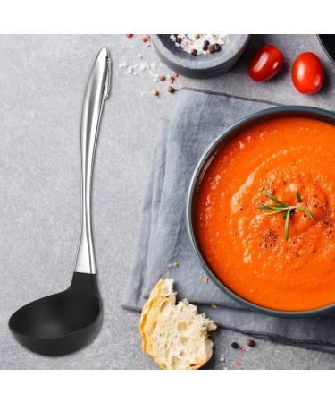 Spoon Nylon Utensil Heat Resistant Durable Scoop Soup Ladle for Stews for Serving Soups for Curry - Buy Online on GoSupps.com