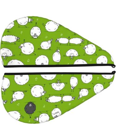 Funny Sheep Yoga Microfiber Hair Towel - Soft Super Absorbent Wrap for Women - Quick Dry Coral Velvet for All Hair Types - Buy Online on GoSupps.com