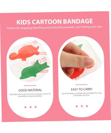 NOLITOY Cute Colored Bandages - Assorted Animal Plaster Pads - Non-Woven Fabric Care Sticker for Kids - 4 Boxes 5.5X2.8CM - Buy Online on GoSupps.com