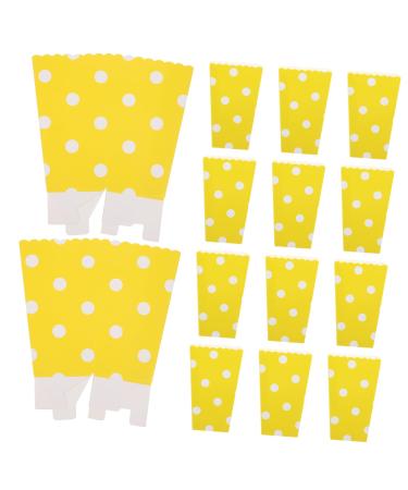 Zerodeko 24pcs Boxes party popcorn buckets gift box tight popcorn bucket food decorations popcorn buckets stripe party supplies French fries candy popcorn holders popcorn holder