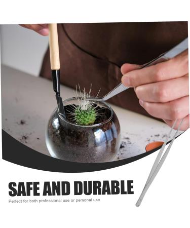 Professional Curved Tweezers - 25cm Stainless Steel Non-Slip Angled for Water Pumps & Corals - 2 Piece Set - Buy Online on GoSupps.com