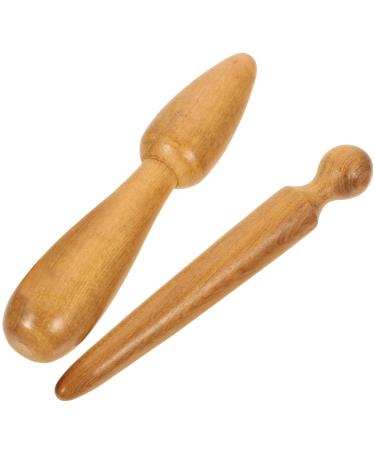Gleavi Massage Stab 2 Pieces Massage Stift Self -massage Guasha Zeiften Manual Thai Foot massager Triggerpunkt Massage for relaxing gifts a acupuncture pen Hand