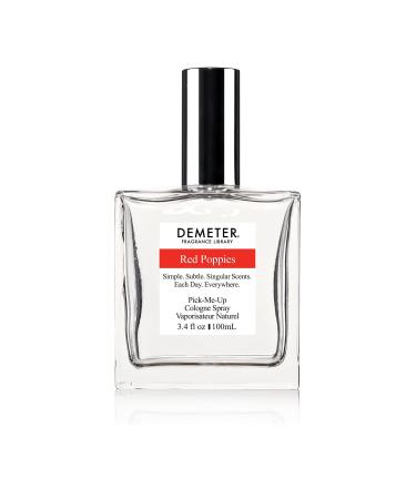 DEMETER Fragrance Library 3.4 oz Cologne Spray - Red Poppies Red Poppies 3.4 Fl Oz (Pack of 1)