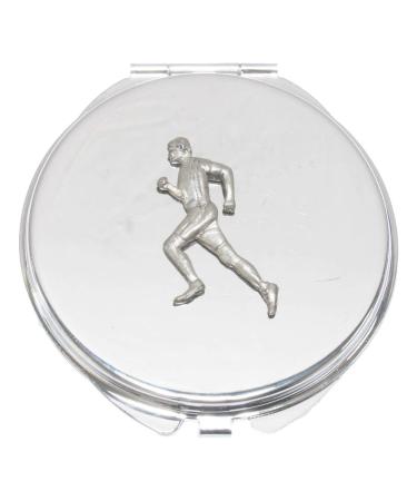 Male Runner Compact Mirror Handbag Gift With Free Engraving 226