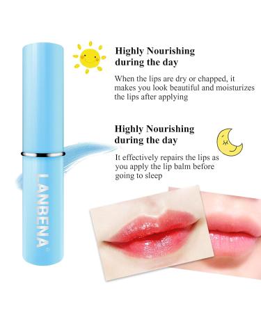 LANBENA Hyaluronic Acid Lip Balm - Moisturizing, Reduce Fine Lines, Nourishing Lip Care - 1.8g - Buy Online on GoSupps.com