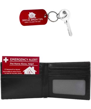 4 Pack Pets Alert Sticker for Window/Door-House Safety & Rescue Kit- Wallet Card & Key Tag Included - Buy Online on GoSupps.com