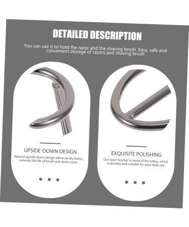 Angoily Men's Razor Holder & Organizer - Premium Bathroom Tools for Manual Shaving - Heavy-Duty Stand for Precision Grooming - Buy Online on GoSupps.com