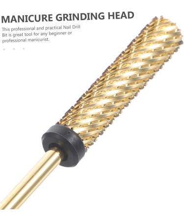 minkissy Drills Cuticle Drill Bits Manicure Supplies Acrylic Drill Bits Nail Tungsten Steel Accessories 0.56x0.56x5.05cm As Shown2 - Buy Online on GoSupps.com