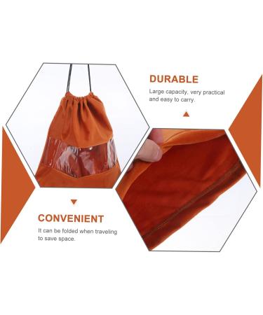 Baluue 4pcs Hair Dryer Storage Bag Travel Blow Dryer Drawstring Storage Bags Drawstring Pouch Coffee Suede - Buy Online on GoSupps.com