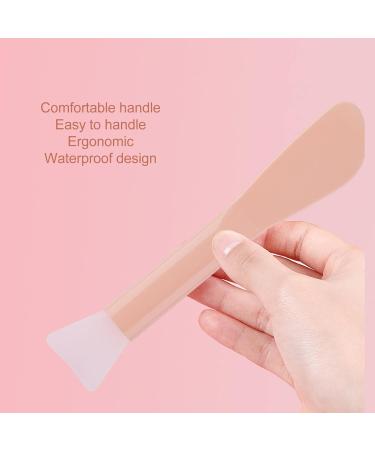 Double Head Silicone Mask Brush - Portable Skin-Friendly & Washable for DIY Face & Body Masks - Buy Online on GoSupps.com