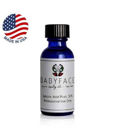 Babyface 30% BHA Chemical Peel for Acne Scars - Extra Strength 1.2 oz - Buy Online on GoSupps.com