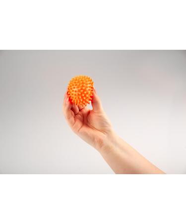 Sport-Tec Hedgehog Ball Massage Ball - Soft Reflexology Self-Massage | 6 cm Neon Orange - Buy Online on GoSupps.com