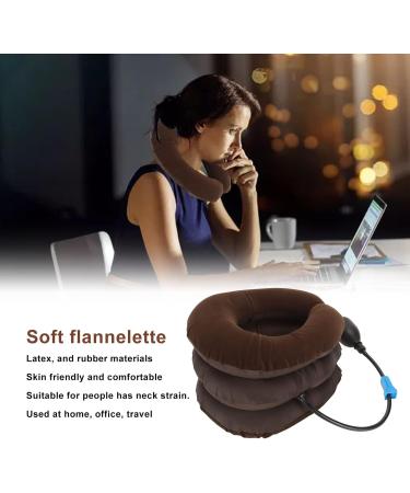 Adjustable Inflatable Portable Neck Brace Single Use Neck Decompression Traction Pillow Inflatable Neck Pillow Relax Neck for Home and Office - Buy Online on GoSupps.com