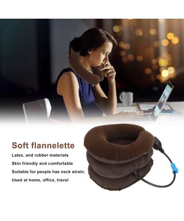 ZJchao Cervical Traction Device - Adjustable Inflatable Neck Support Cushion for Effective Neck Pain Relief - Portable & Home Use - Buy Online on GoSupps.com