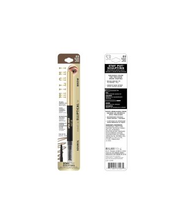 Milani Stay Put Brow Sculpting Pencil - Medium Brown | Cruelty-Free Long-Lasting Eyebrow Definition | International Shipping Available - Buy Online on GoSupps.com