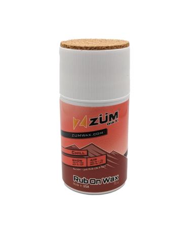 ZUMWax RUB ON WAX Ski/Snowboard - CHILL Temperature - 70 gram - INCREDIBLY FAST!!!