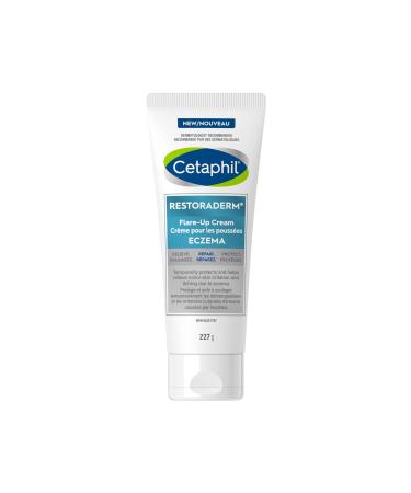Cetaphil Restoraderm Flare-Up Cream 48 Hour Hydration For Dry and Eczema Prone Skin Fragrance Free Dermatologist Tested 227g Flare Up Cream