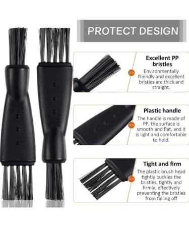 Antetics 10-Piece Electric Double-Sided Shaving Brush Cleaning Set - Nylon Bristle & PP Handle for Men | International Shipping Available - Buy Online on GoSupps.com