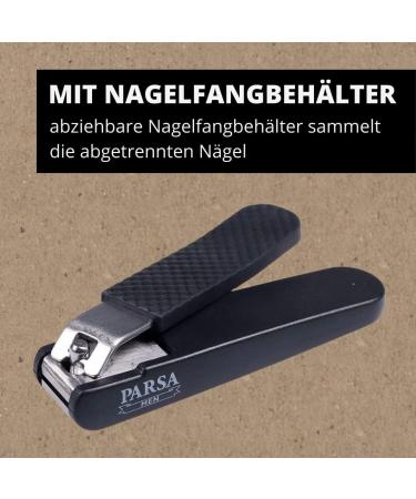 Parsa Men s Nail Clippers - Premium Toenail & Fingernail Cutter | Large Nail Clip Tool for Effortless Grooming - Buy Online on GoSupps.com