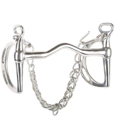 Harry s Horse Thiedemann curb bit with tongue bar 13mm size:13.5