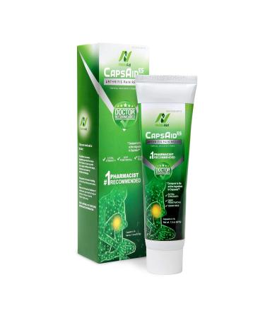 NobleAid CapsAid ES Arthritis Cream with Capsaicin Extra-Strength Effective Temporarily Relief Cream- Odor-Free Topical Arthritis Ointment for Muscle Stiffness & Joint Pain- 1.5 oz
