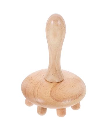 Fomiye's hand massager neck massage device made of wood massage body brush made of wood massage device foot massage device massage ball.
