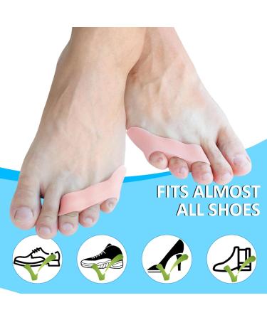 HAOSEM 2pcs Pinky Toe Spreader & Bunion Corrector - Pain Relief Small Toe Protector | Foot Care Spacer for Comfort - Buy Online on GoSupps.com