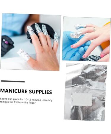 Anneome 300 pi ces Foil Nail Gel Remover Wraps avec Coton Cellulose pour Soins Ongles Dissolvant Vernis Gel Facile Enlever Protection Anti- vaporation pour Manucure Professionnelle et - Buy Online on GoSupps.com