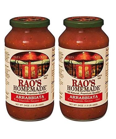 Rao's Arrabiata Sauce Gluten Free, 24 oz (Pack of 2) 1.5 Pound (Pack of 2)