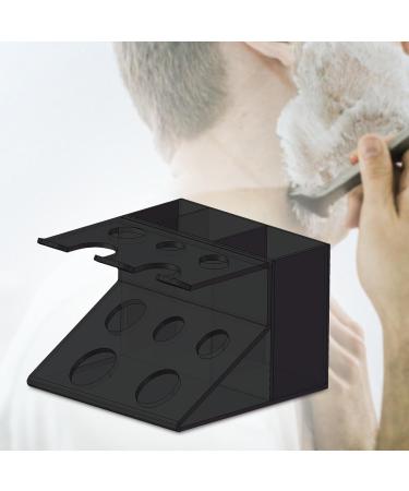Baoblaze Shaver Holder & Toothpaste Organizer - Multifunctional Makeup Storage Box & Electric Toothbrush Stand in Black for Bedroom - Buy Online on GoSupps.com