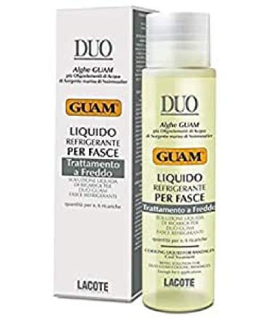 Guam Duo Cooling Bandages Refill Liquid - Refreshing Treatment for Heavy and Swollen Legs - Natural Ingredients - Made in Italy - 250 ml/5 Uses - GUAM