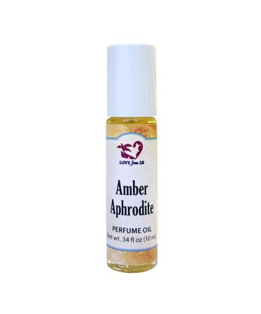 Amber Aphrodite Perfume Oil | .03 oz/10 ml Roll On Bottle with Organic Jojoba Oil | Made in Santa Barbara California (Amber Aphrodite)