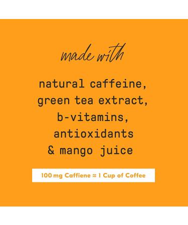 Tru Energy Wellness Shots (12-Pack) | Clean High Caffeine Energy Shots with Green Tea Extract & B Vitamins | Orange Mango Flavored Extra Strength Health Shots - 2 oz (Pack of 12) - Buy Online on GoSupps.com