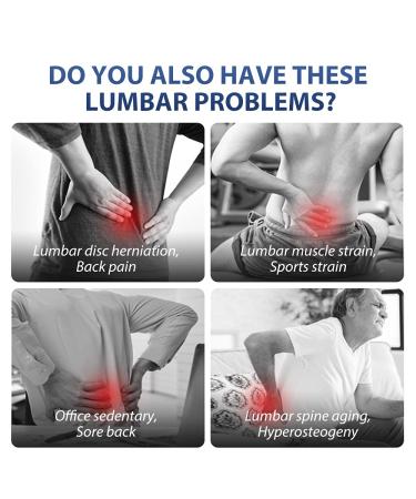 Adjustable Lumbar Back Support Belt for Lower Back Pain Relief | Men & Women Braces with 5 Stays | Black-M - Buy Online on GoSupps.com