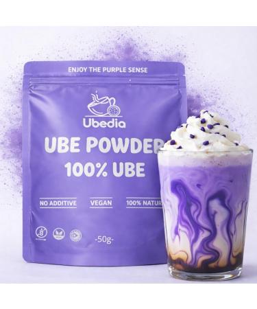 Ubedia Ube Powder 50g 100% Pure Natural Ube Powder Premium Quality - Grade A Guaranteed Origin: Philippines No Additives