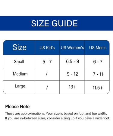 Large Toe Separators & Spacers for Women/Men - Bunion & Toe Corrector for Bunions, Hammertoes, Hallux Valgus - 1 Pair, White - Buy Online on GoSupps.com