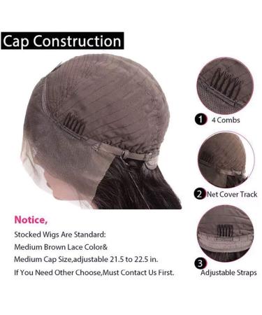 Saupa 18-Inch Full Lace Wig - Real Brazilian Human Hair Natural Hairline for Women - Buy Online on GoSupps.com