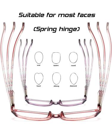 Shop Women's Blue Light Blocking Reading Glasses - 2 Pack with UV Protection - +2.0 Red/Purple Readers - Buy Online on GoSupps.com