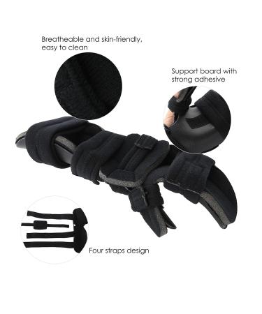 Adjustable Wrist Splint & Brace for Sprains Arthritis & Fractures - Left Medium Size - Buy Online on GoSupps.com
