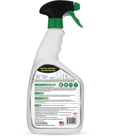 RMR Tub and Tile Cleaner - Industrial-Strength Mold & Mildew Stain Remover - No-Scrub Foam Cleaner - 32 Fl Oz - Modern Orchard Scent - Buy Online on GoSupps.com