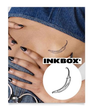 Inkbox Temporary Tattoos  Semi-Permanent Tattoo  One Premium Easy Long Lasting  Water-Resistant Temp Tattoo with For Now Ink - Lasts 1-2 Weeks  Serrano  3 x 3 in